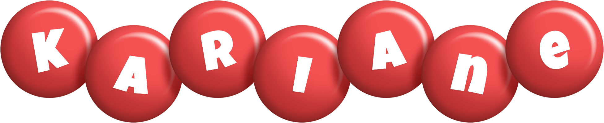 Kariane candy-red logo