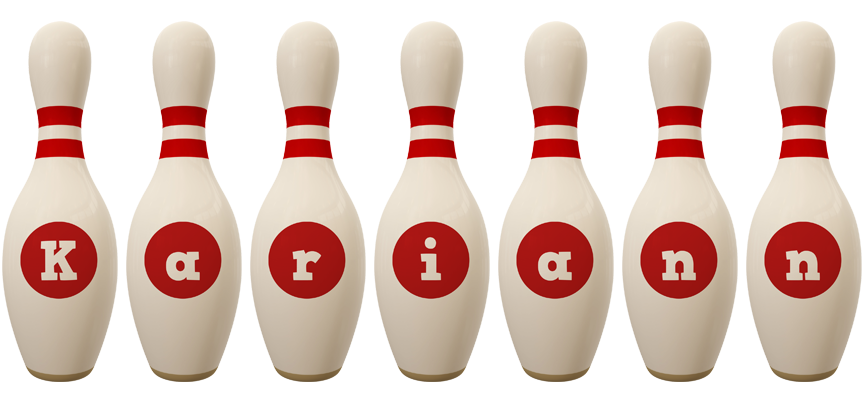 Kariann bowling-pin logo