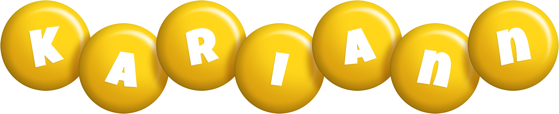 Kariann candy-yellow logo