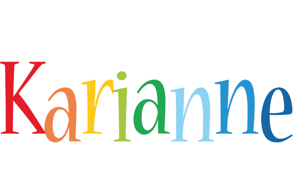 Karianne birthday logo