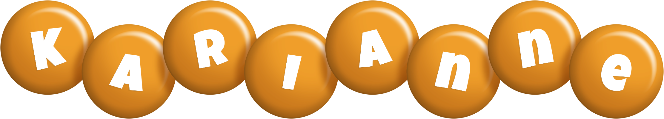 Karianne candy-orange logo