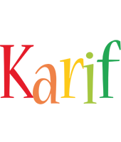 Karif birthday logo