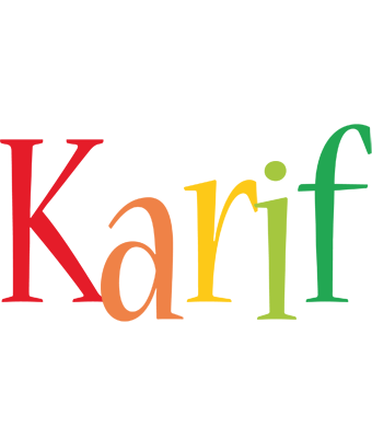 Karif birthday logo