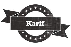 Karif grunge logo