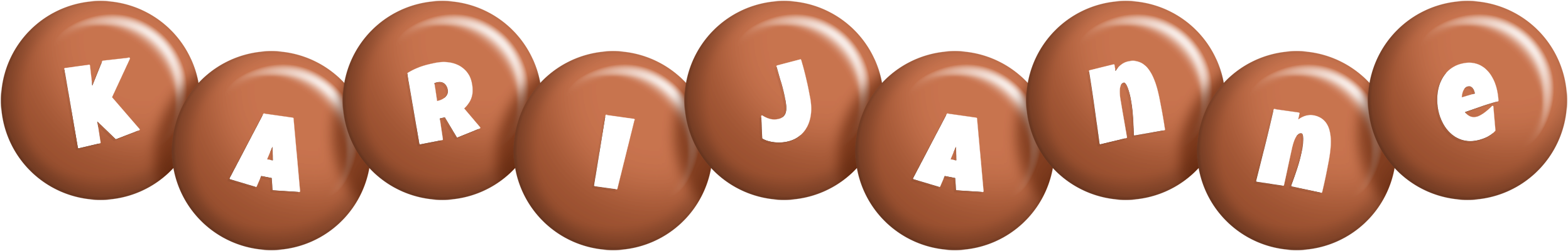 Karijanne candy-brown logo