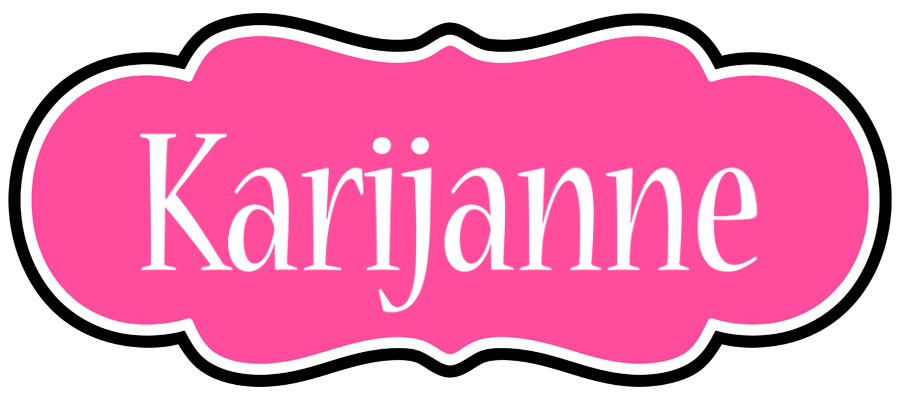 Karijanne invitation logo