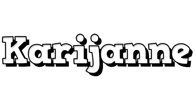 Karijanne snowing logo