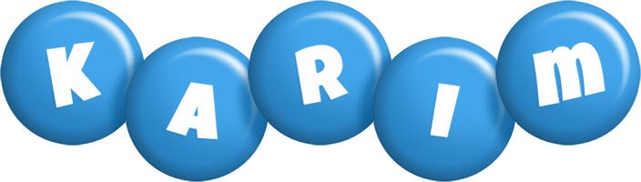 Karim candy-blue logo
