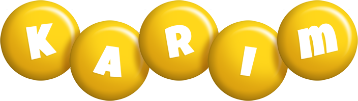 Karim candy-yellow logo