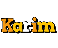 Karim cartoon logo