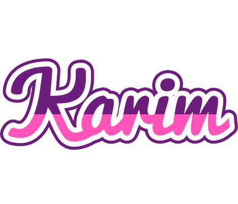 Karim cheerful logo