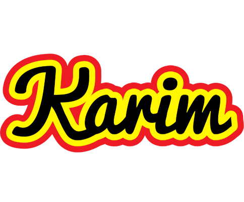 Karim flaming logo
