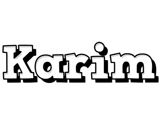Karim snowing logo