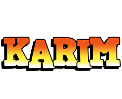 Karim sunset logo