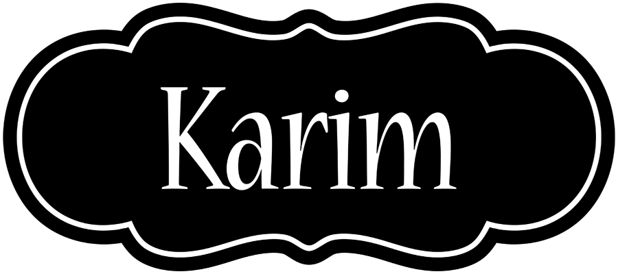 Karim welcome logo