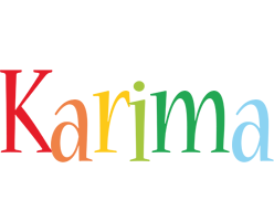 Karima birthday logo