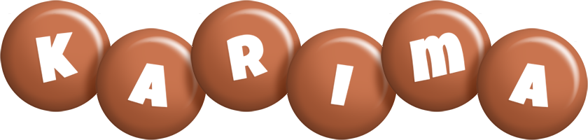 Karima candy-brown logo