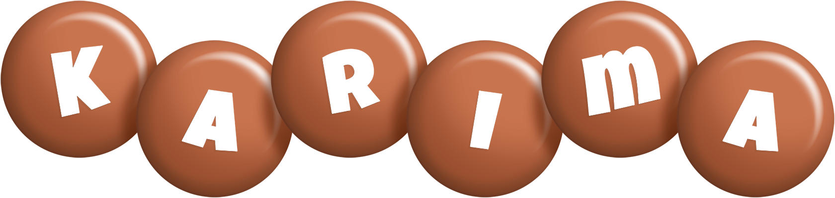 Karima candy-brown logo