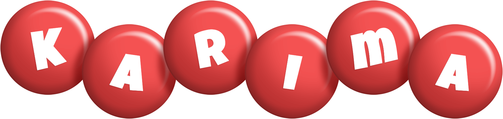 Karima candy-red logo
