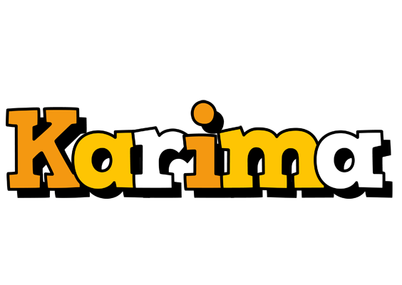 Karima cartoon logo