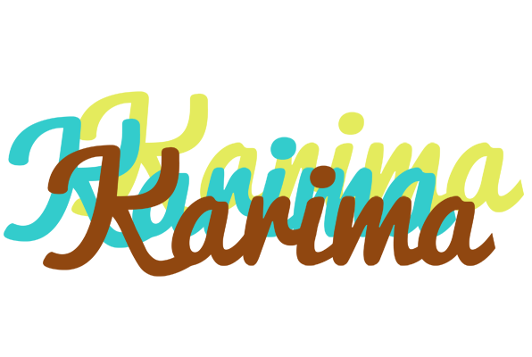 Karima cupcake logo