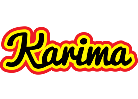 Karima flaming logo