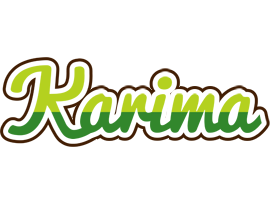 Karima golfing logo