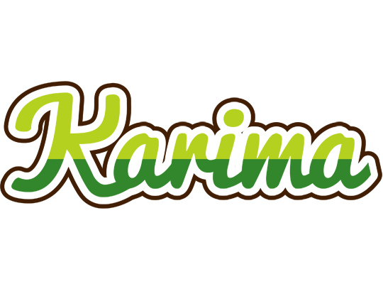 Karima golfing logo