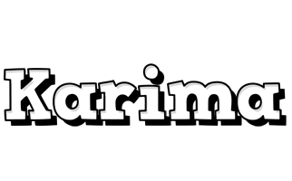 Karima snowing logo