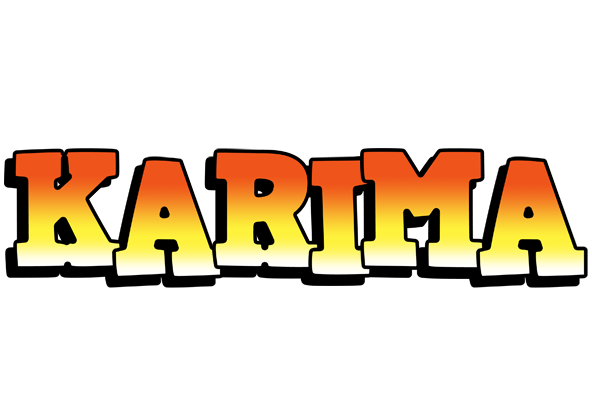Karima sunset logo