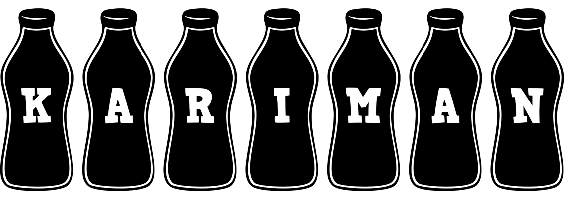 Kariman bottle logo