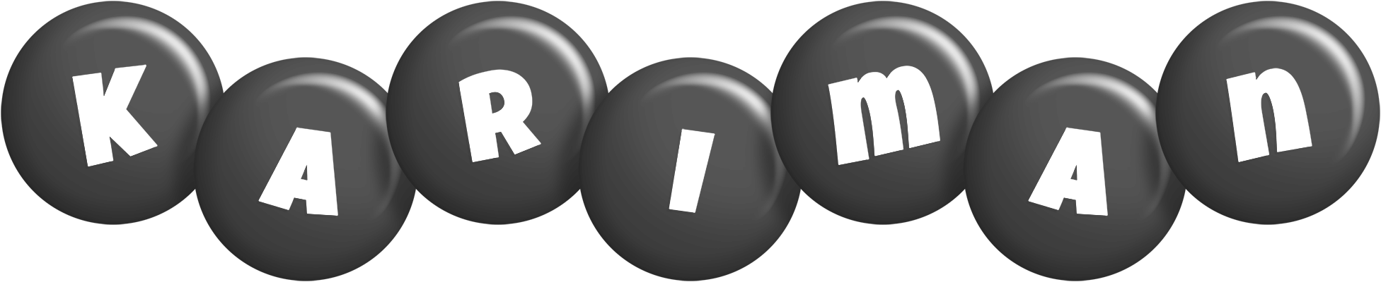 Kariman candy-black logo