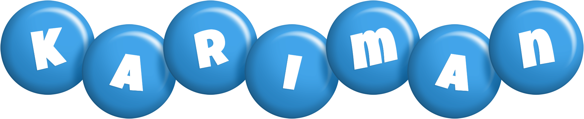 Kariman candy-blue logo
