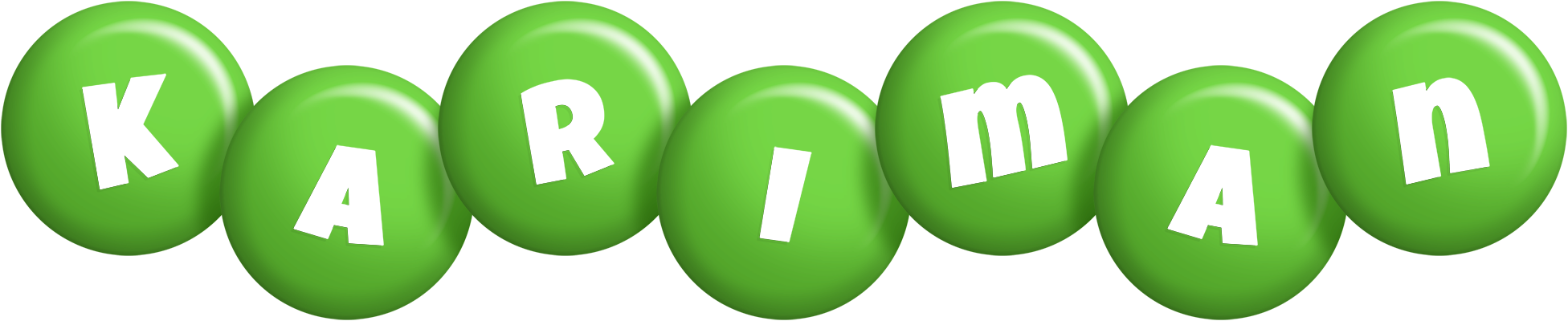 Kariman candy-green logo