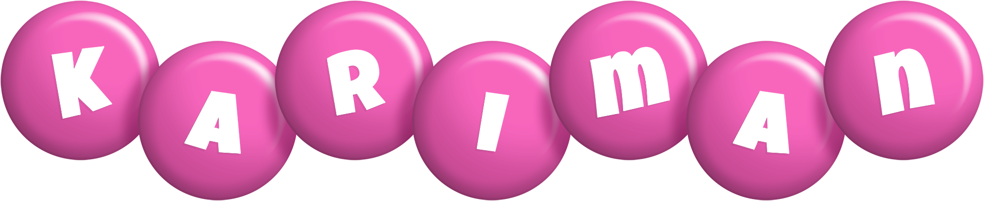 Kariman candy-pink logo