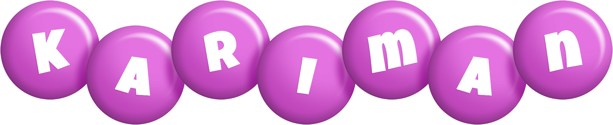 Kariman candy-purple logo