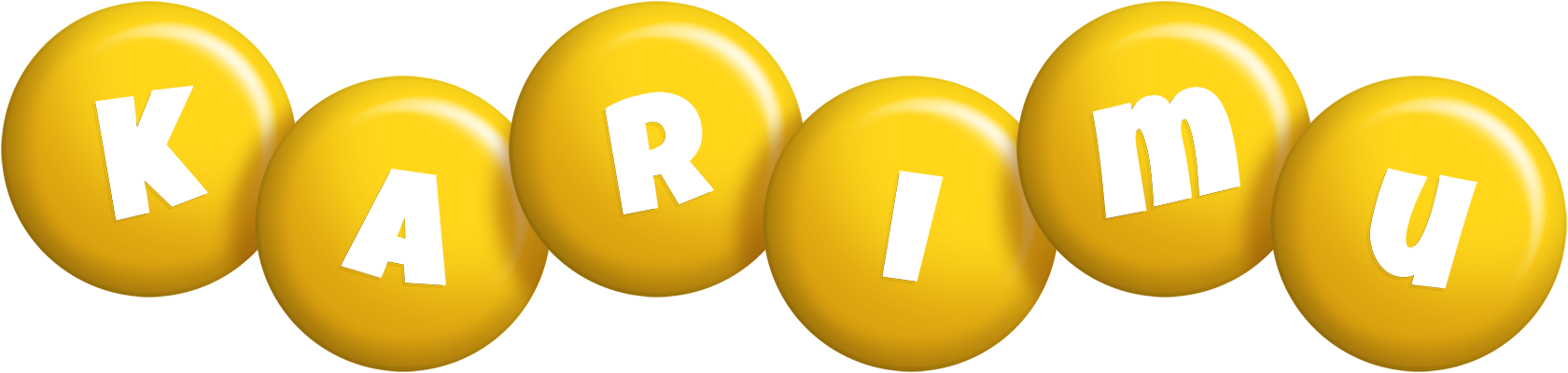 Karimu candy-yellow logo