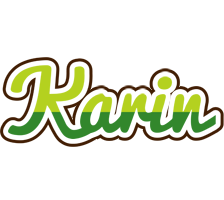 Karin golfing logo