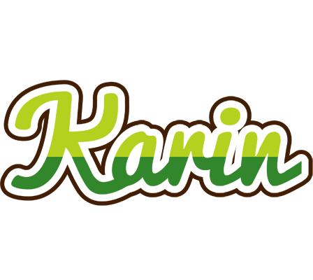 Karin golfing logo
