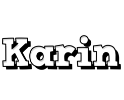 Karin snowing logo