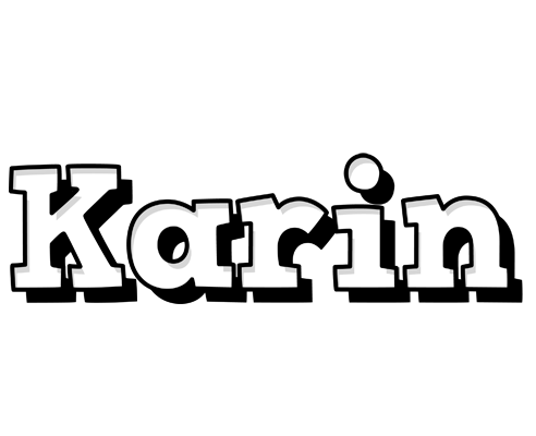 Karin snowing logo