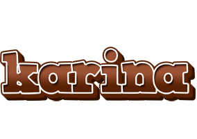 Karina brownie logo
