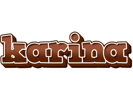 Karina brownie logo