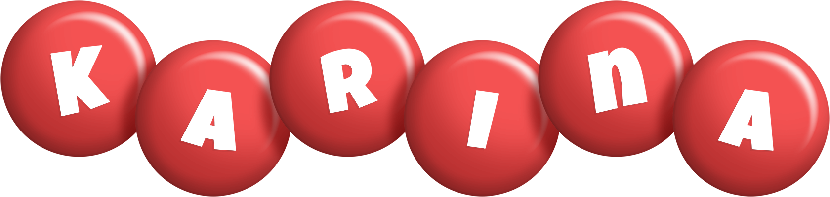Karina candy-red logo
