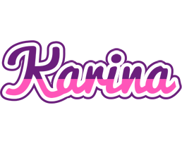 Karina cheerful logo