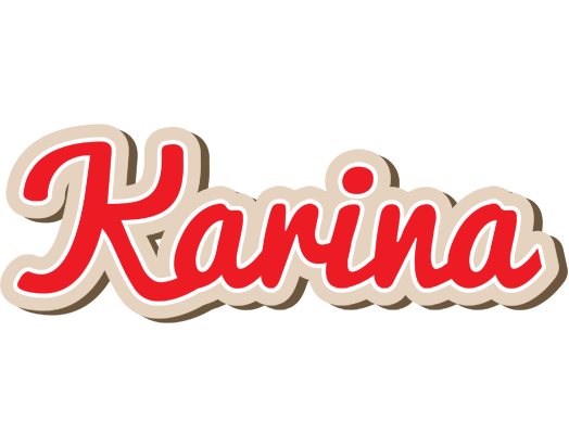 Karina chocolate logo