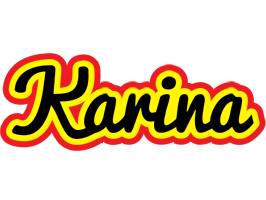 Karina flaming logo