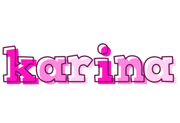 Karina hello logo