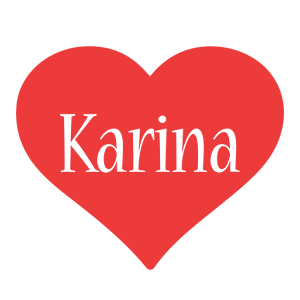 Karina love logo