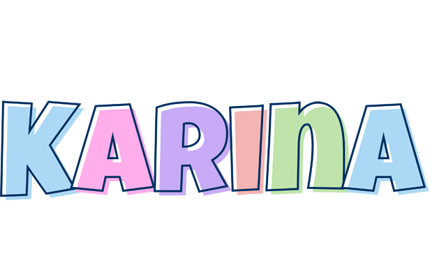 Karina pastel logo
